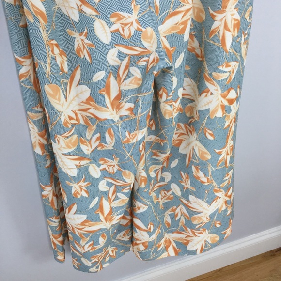 H&M wide leg cropped strapless floral jumpsuit - Picture 13 of 15